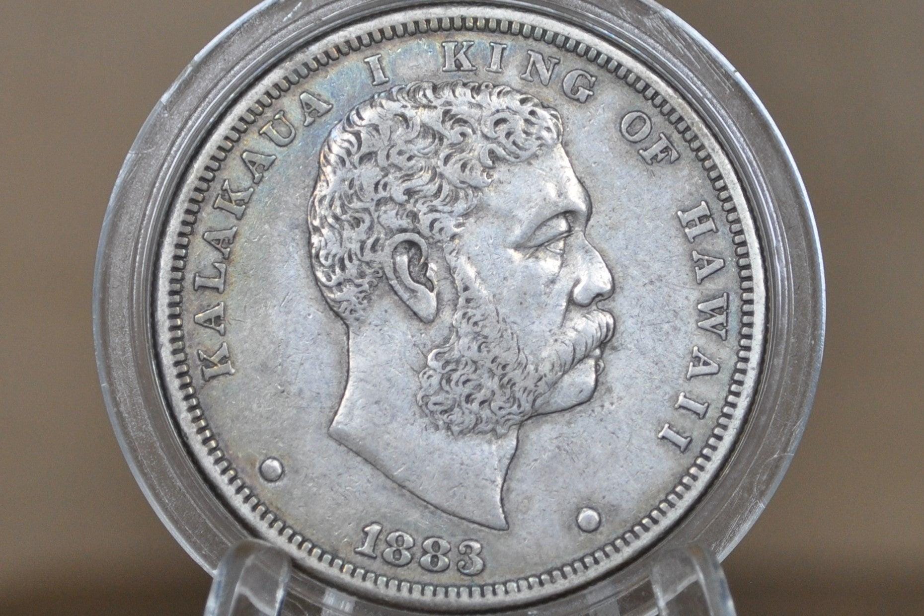 ハワイ王国 ハワイ カラカウア王1ドル銀貨(1883年) 1883年 カラカウア1