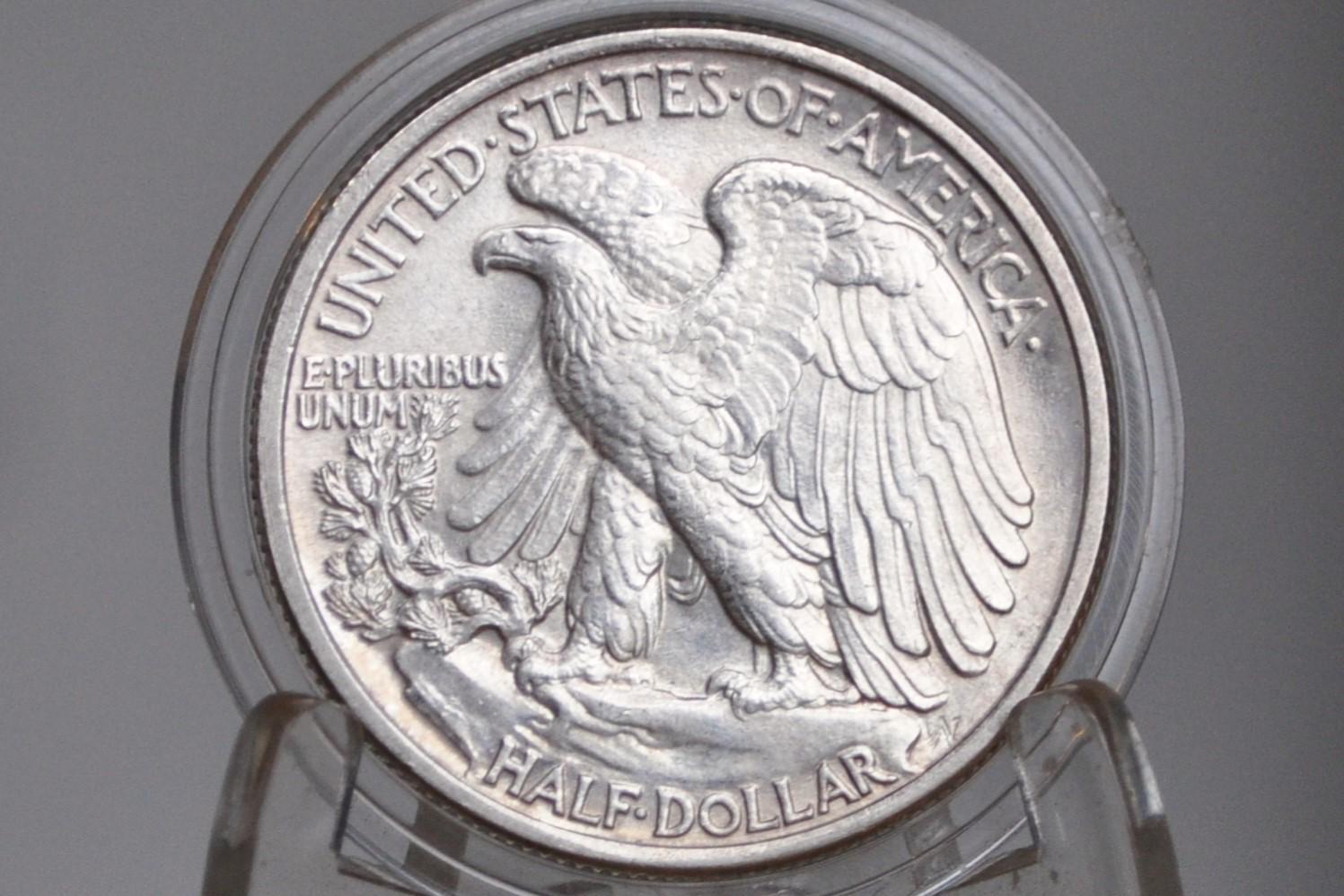 ヴィル・ド・セダン 銀メダル 1937年 1937 Walking Liberty Silver Half Dollar - Choose by Grade