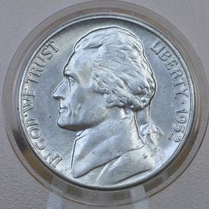 1952 Jefferson Nickel P,D,S - Choose by Mint & Grade - 1952D Jefferson 1952S Nickel D Mint, S Mint