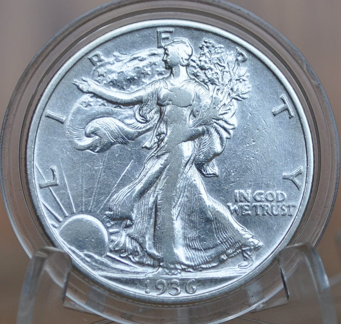 o』ベイブリッジ開通記念ハーフダラー銀貨(1936年)S 1936 half dollar