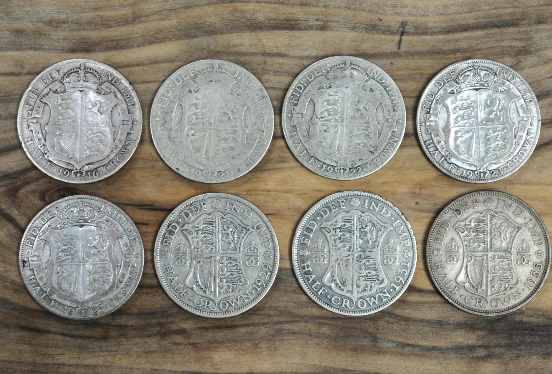 1910s-60s Great Britain Half Crowns, Choose by Date! - 1/2 Crown