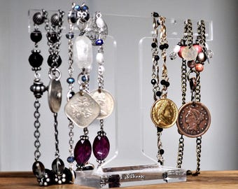 Collares de monedas vintage, dijes de monedas, collar con dijes de viaje. ¡Elige tu collar! Collar con dijes de monedas, dijes tradicionales.