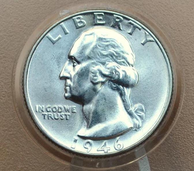 アメリカ合衆国 銀貨ワシントン・クォータードル 4枚セット ワシントンクォーターズ - Etsy 日本