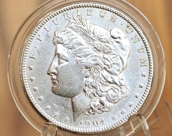 1888-S モルガン銀貨 - AU グレード / 状態 - 1888 S モルガン銀貨