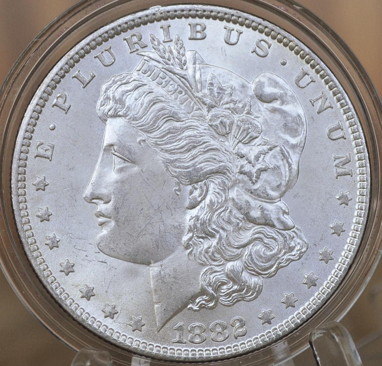 希少！1882年〜モルガン1ドル銀貨4枚 【公式通販】