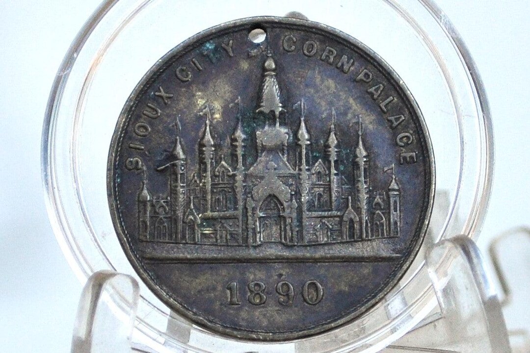 アイオワ州スーシティ、コーンパレス W.H. ベック商人トークン - 1890