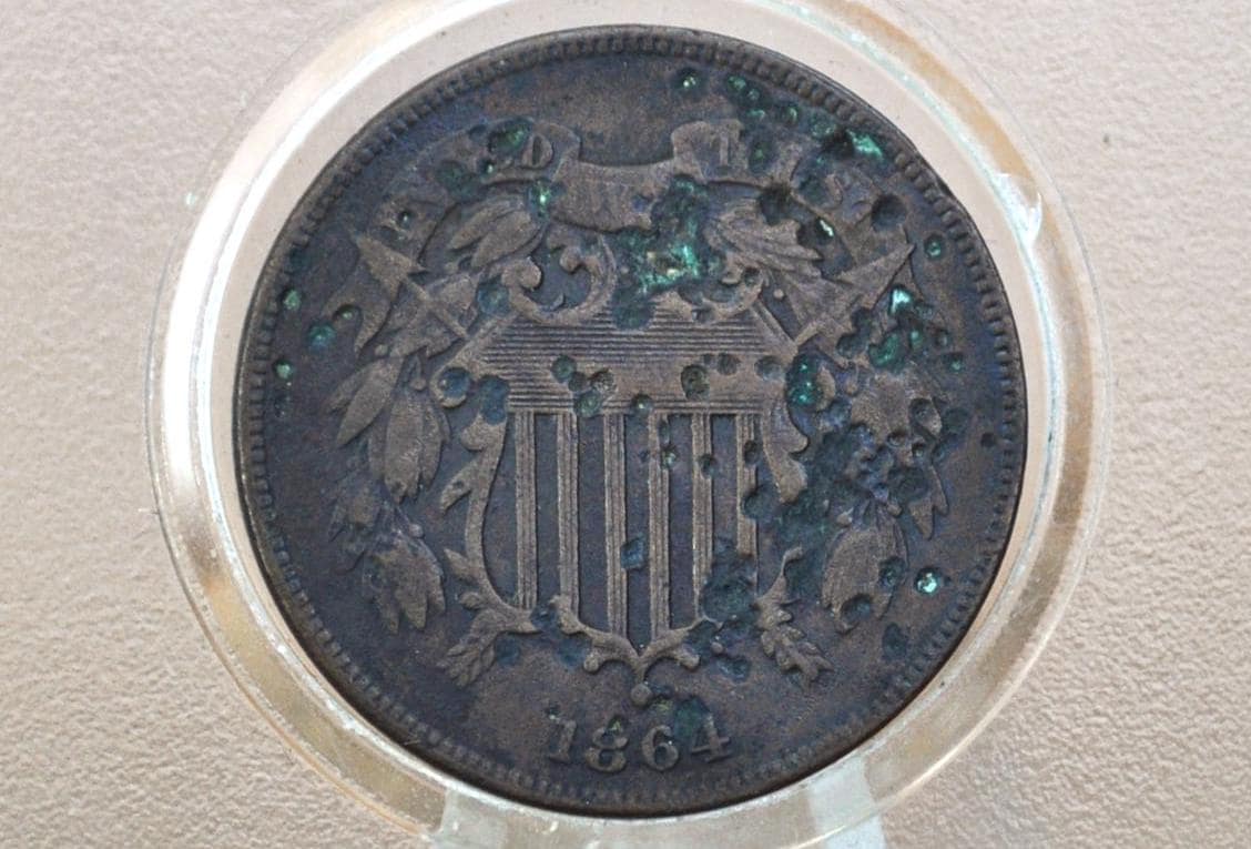 1864年 2セント硬貨 - グレード/状態から選ぶ - 南北戦争時代の