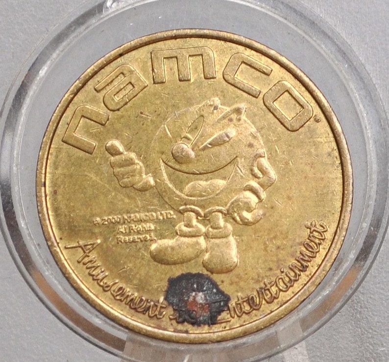 2000 Namco Arcade Token Pac-man Themed - Pac-man Themed 2000 Arcade ...