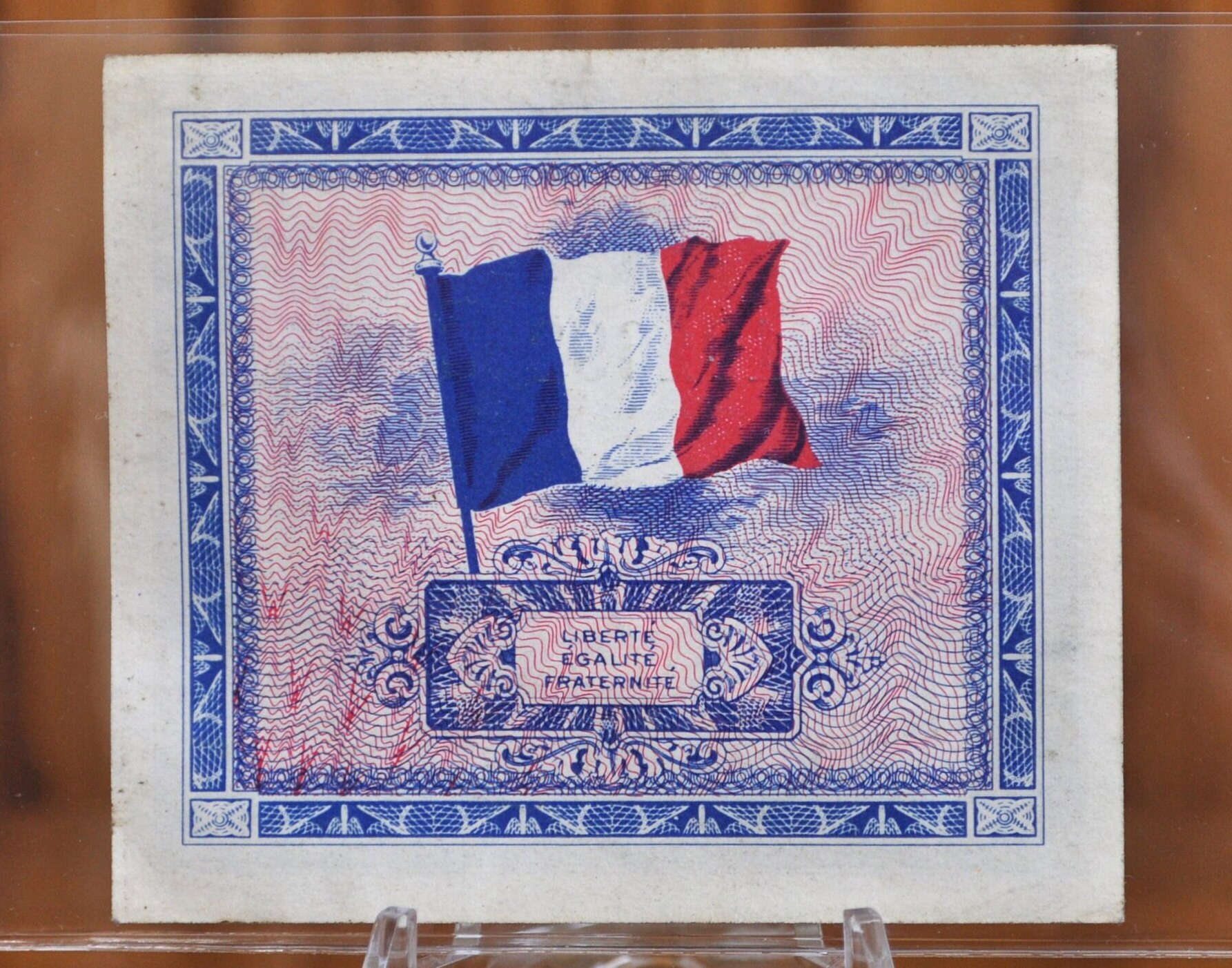 2 Francs 1944, 1944 First Issue (Allied Military Currency