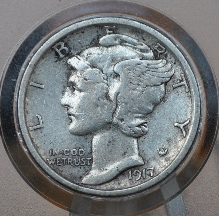 1934-D Mercury Silver Dime Nice AU FREE SHIPPING