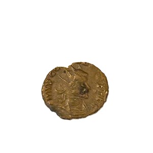 Imperio Romano Antiguo, Claudio II 'Gótico'. Antoniniano de billón, 268-269 d. C. Roma. Serpiente del reverso