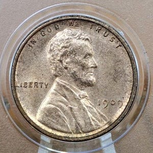 1909 Lincoln Wheat Penny - Choose by Grade / Condition - Philadelphia Mint - First Year Minted - 1909 P Wheat Cent 1909