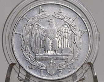 1914年イタリア2リラ銀貨XFコンディション - Etsy 日本