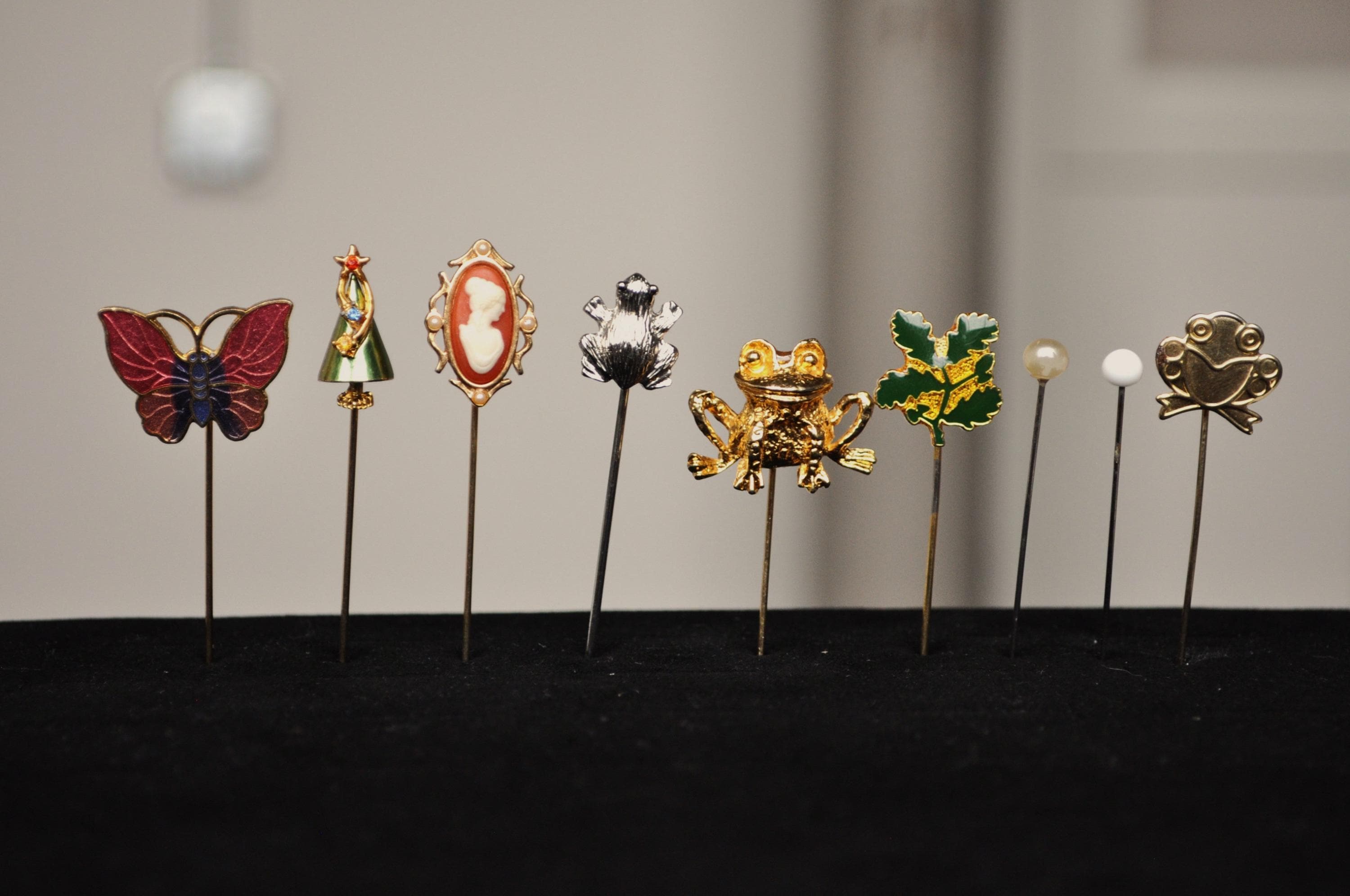 Antique Gold Hat Pin - Etsy display picture 3
