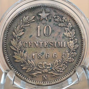 Italian 10 cent coin - Etsy 日本