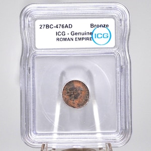 Ancient Roman Empire 27BC-476 AD AE Unidentified Roman Coins - ICG Certified - Ancient Coins -