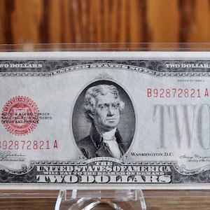 1928 Red Seal 2 Dollar Us Note - Choose By Grade / Condition - 1928 Two Dollar U.s. Note 1928 2 Dollar Bill Fr#1501 Through Fr#1508