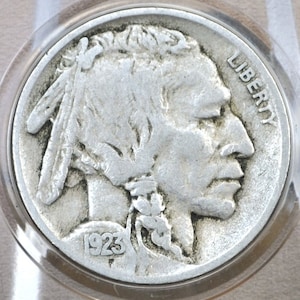 1923-S Buffalo Nickel - Choose by Grade / Condition - Tougher Date to Find - Indian Head Nickel 1923 S Buffalo Nickel 1923S