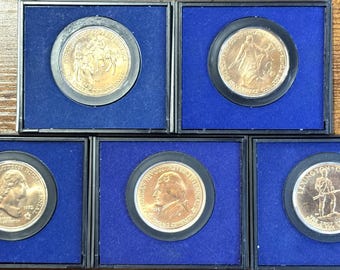 アメリカ独立戦争記念メダル アメリカ独立戦争200周年記念ジョージ・ワシントン記念メダル 1972年