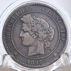 1897 France 10 Centimes - Great Condition - 10 Centimes 1897A France - Paris Mint