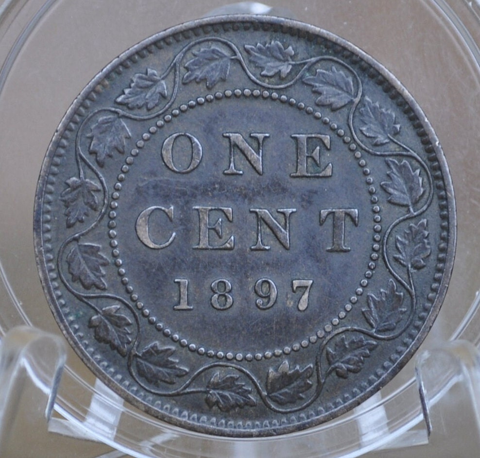 1897 Canadian One Cent - XF (extremely Fine) Condition - Queen