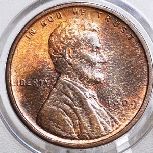 1909 VDB Wheat Penny - Choose by Grade - First Year Issue - Semi-Key Date - Rarer Wheat Penny - 1909 Vdb Lincoln Wheat Penny - G to AU