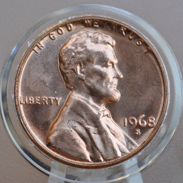 1968 P,D,S Lincoln Memorial Penny - BU - Philadelphia, Denver, San Francisco Mints - Collectible Coin - 1968 P 1968 D 1968 S Memorial Cent