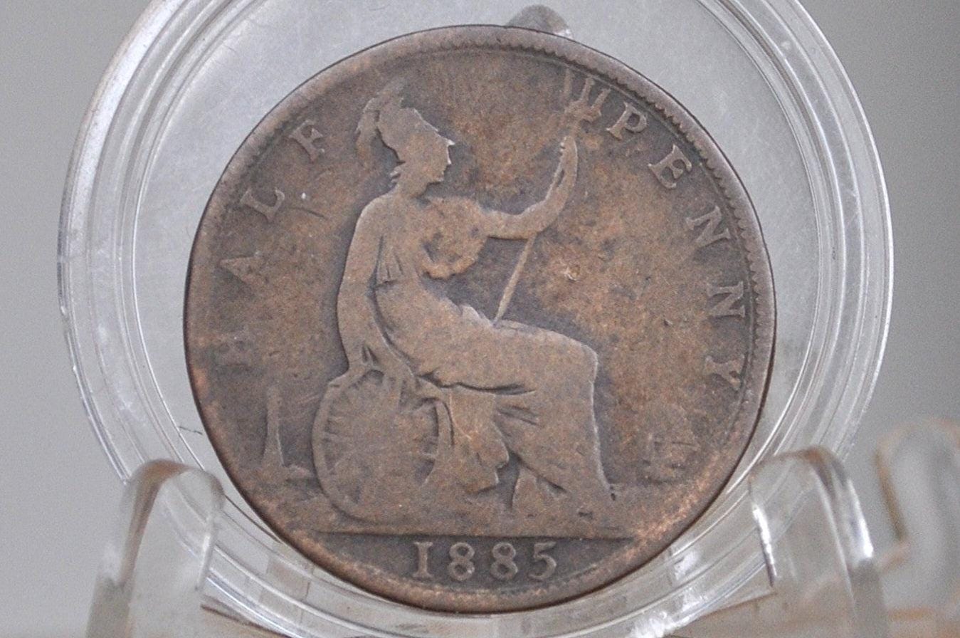 1885年 イギリス ハーフペニー - 状態良好/良好 - イギリス