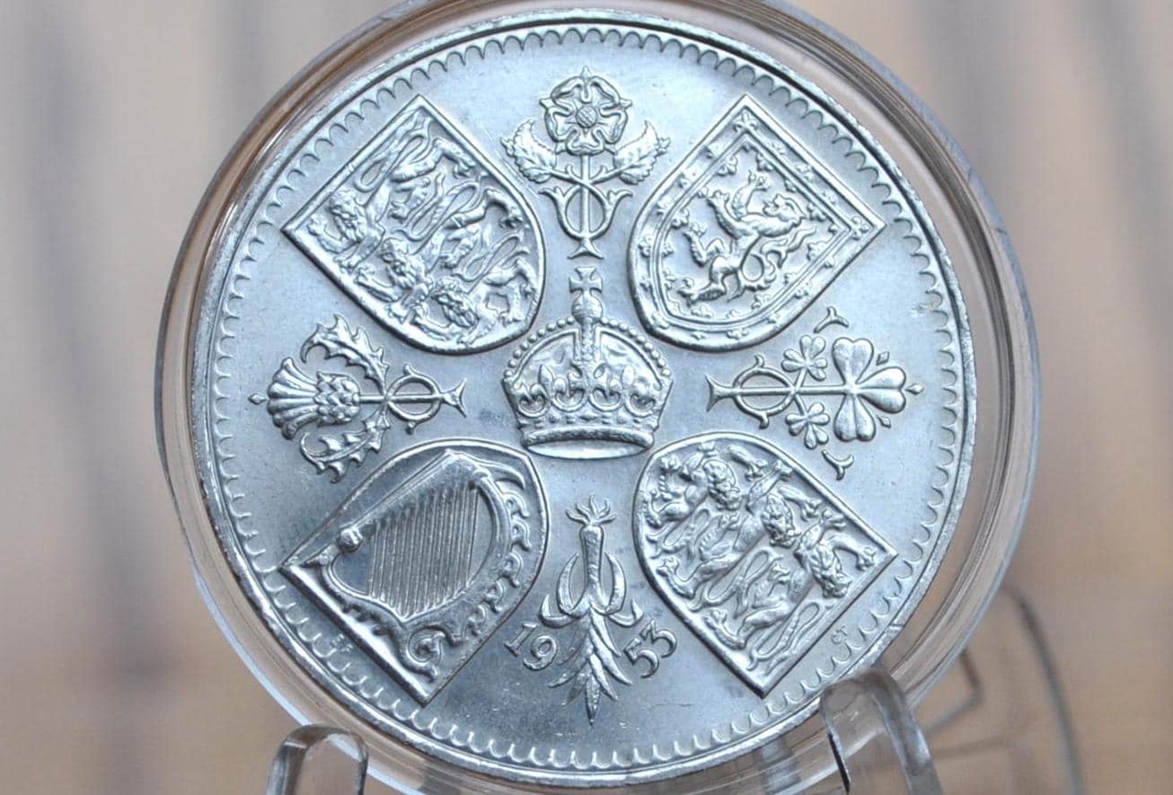 1953 5 Shillings Coronation of Queen Elizabeth II Commemorative