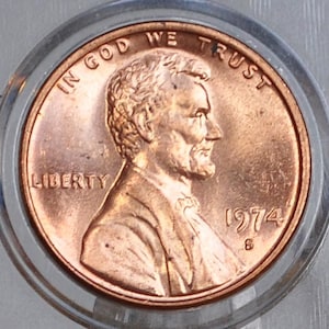 1974 one cent - Etsy 日本