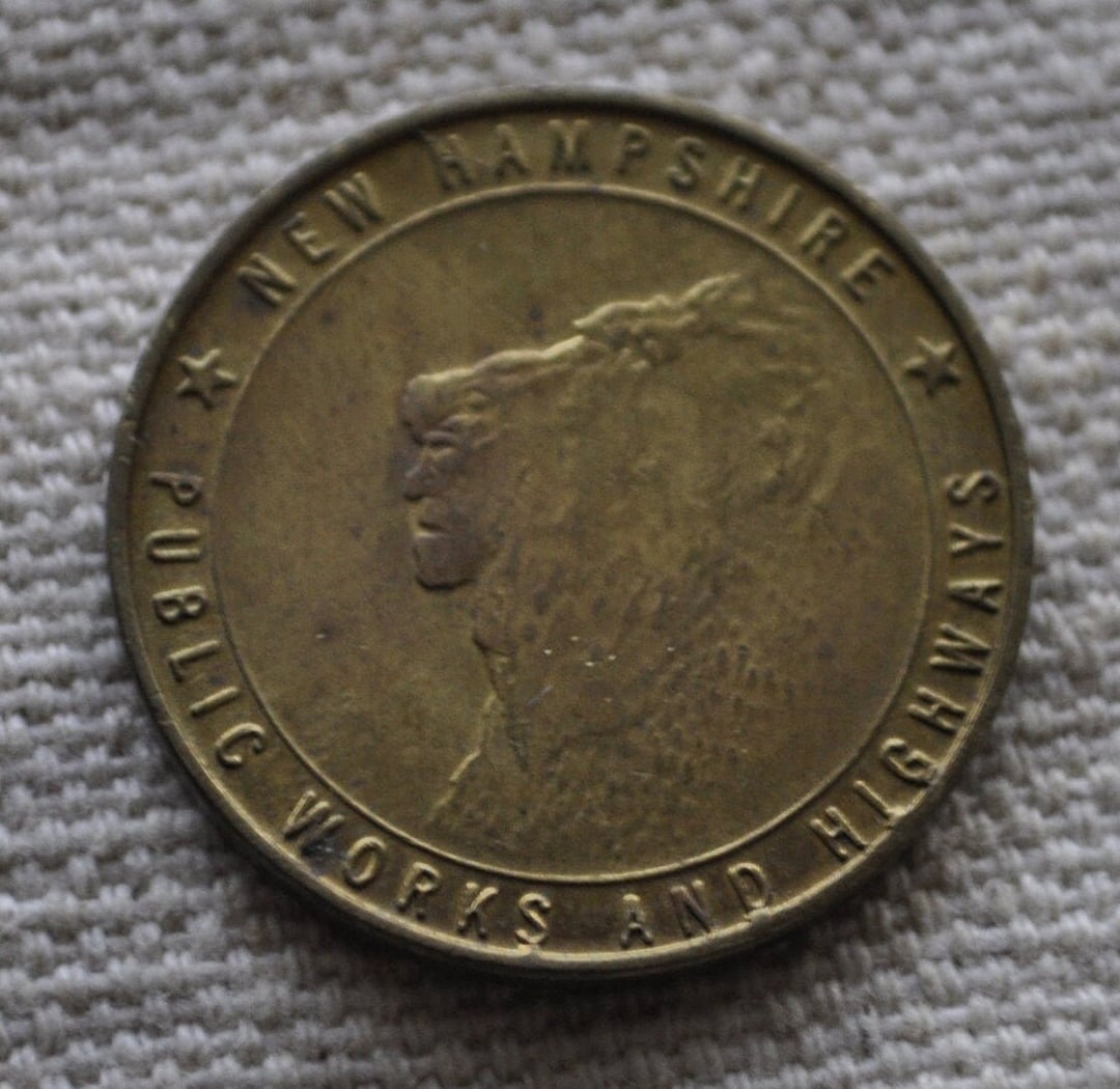 New Hampshire Toll Tokens Old Man on the Mountain Transit Authority NH