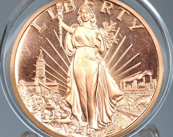 アメリカ独立戦争200周年記念ジョージ・ワシントン記念メダル 1972年