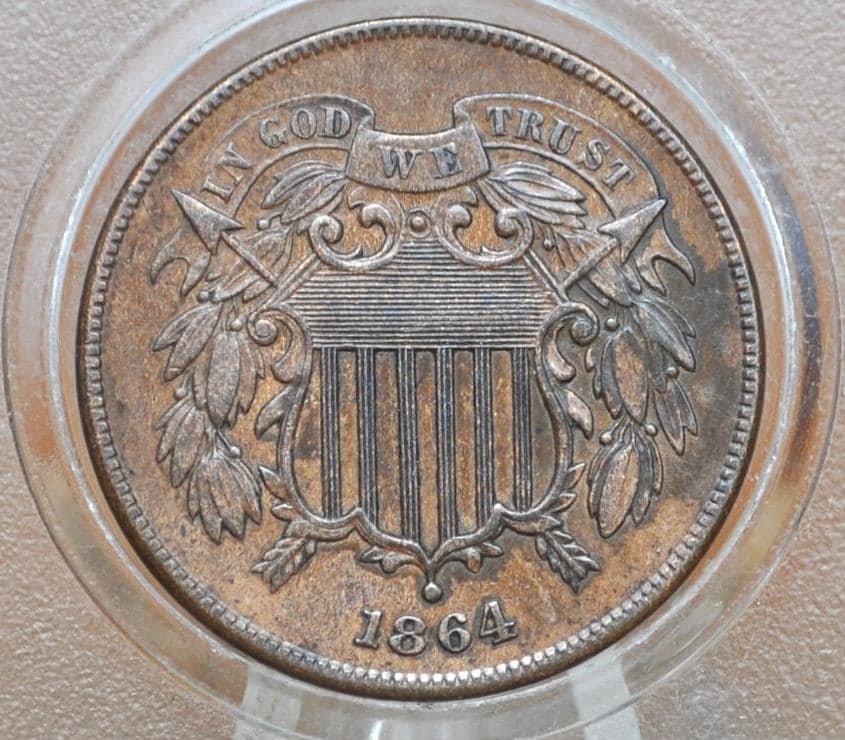 1864年 2セント硬貨 - グレード/状態から選ぶ - 南北戦争時代の