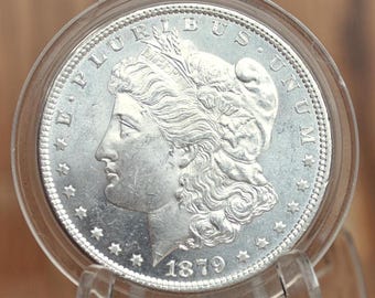 Dollar Morgan en argent 1879 - Choix par qualité - Dollar Morgan 1879 P Dollar en argent 1879-P
