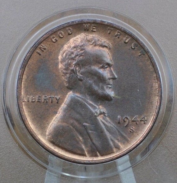 1944 S Wheat Penny - Choose by Grade - WWII Era Cent - 79th  display picture 2