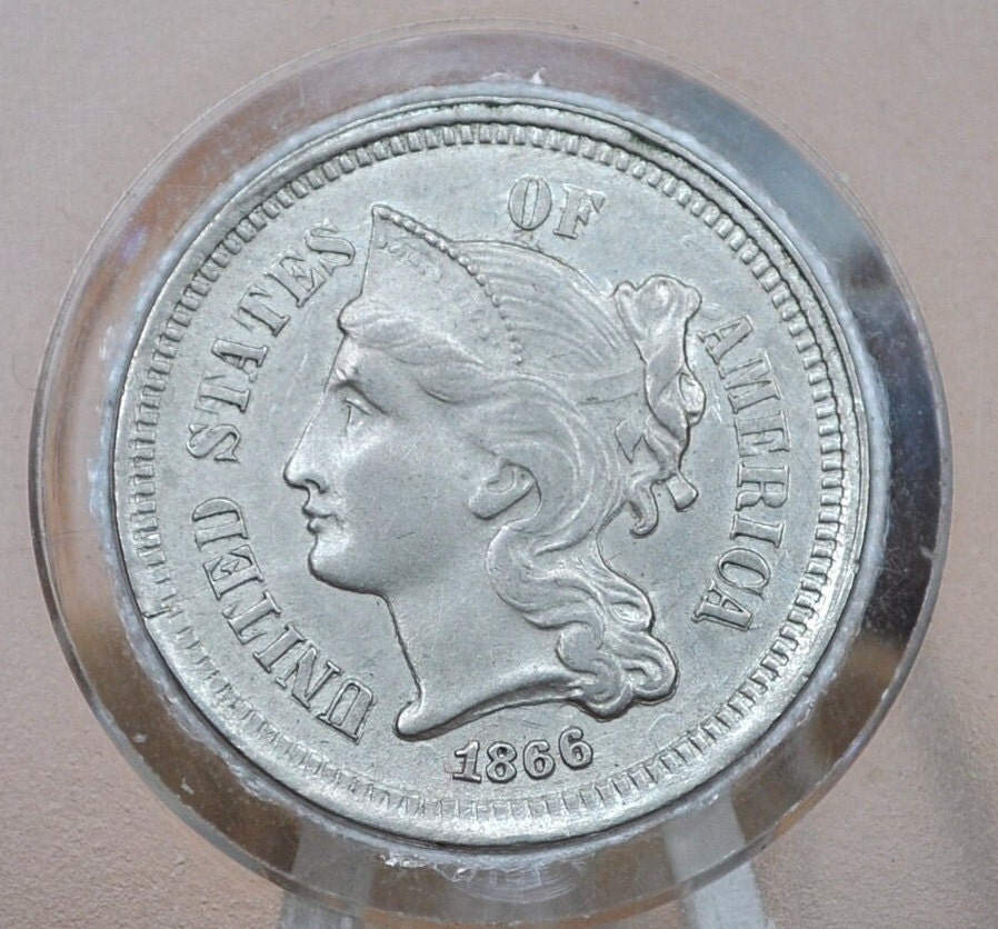 1866 Three Cent 