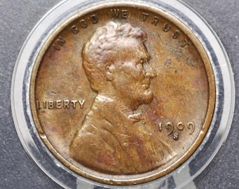 1909 S VDB リンカーンセント - 1オンス銅地金ラウンド - 米国製 