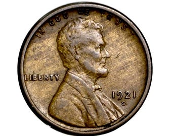 1921年 S リンカーン・ウィート・セント - アンティーク
