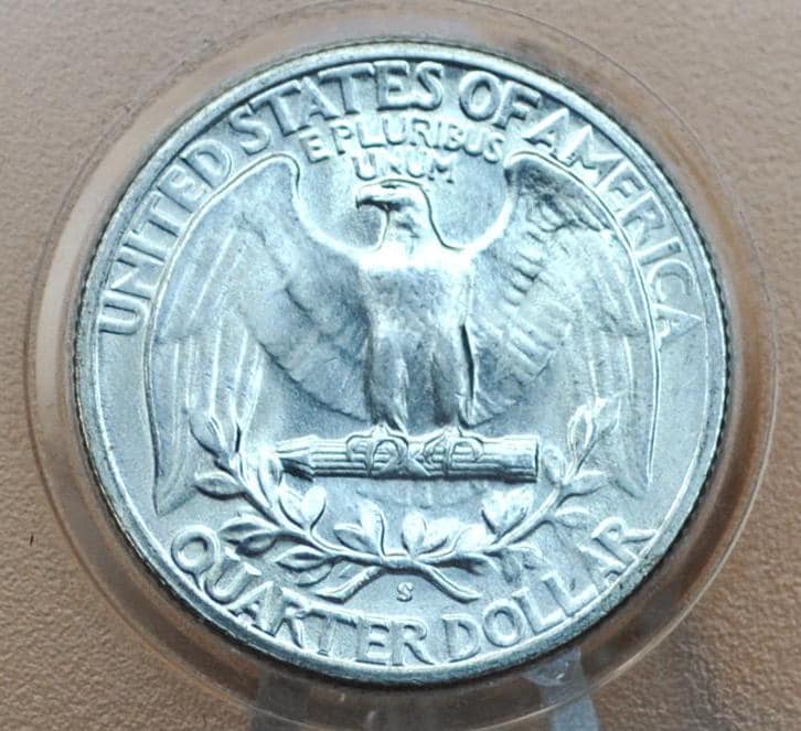 1945年 P、D、S ワシントン銀貨 25セント硬貨 - グレードとミントで