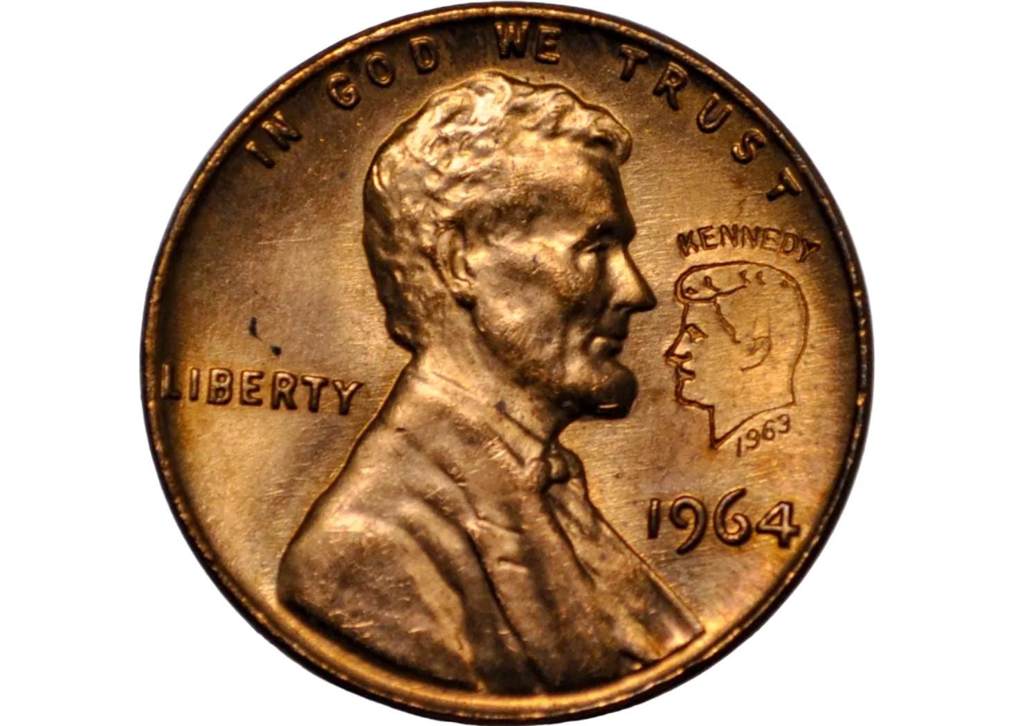 Lincoln penny 1964 - Etsy 日本
