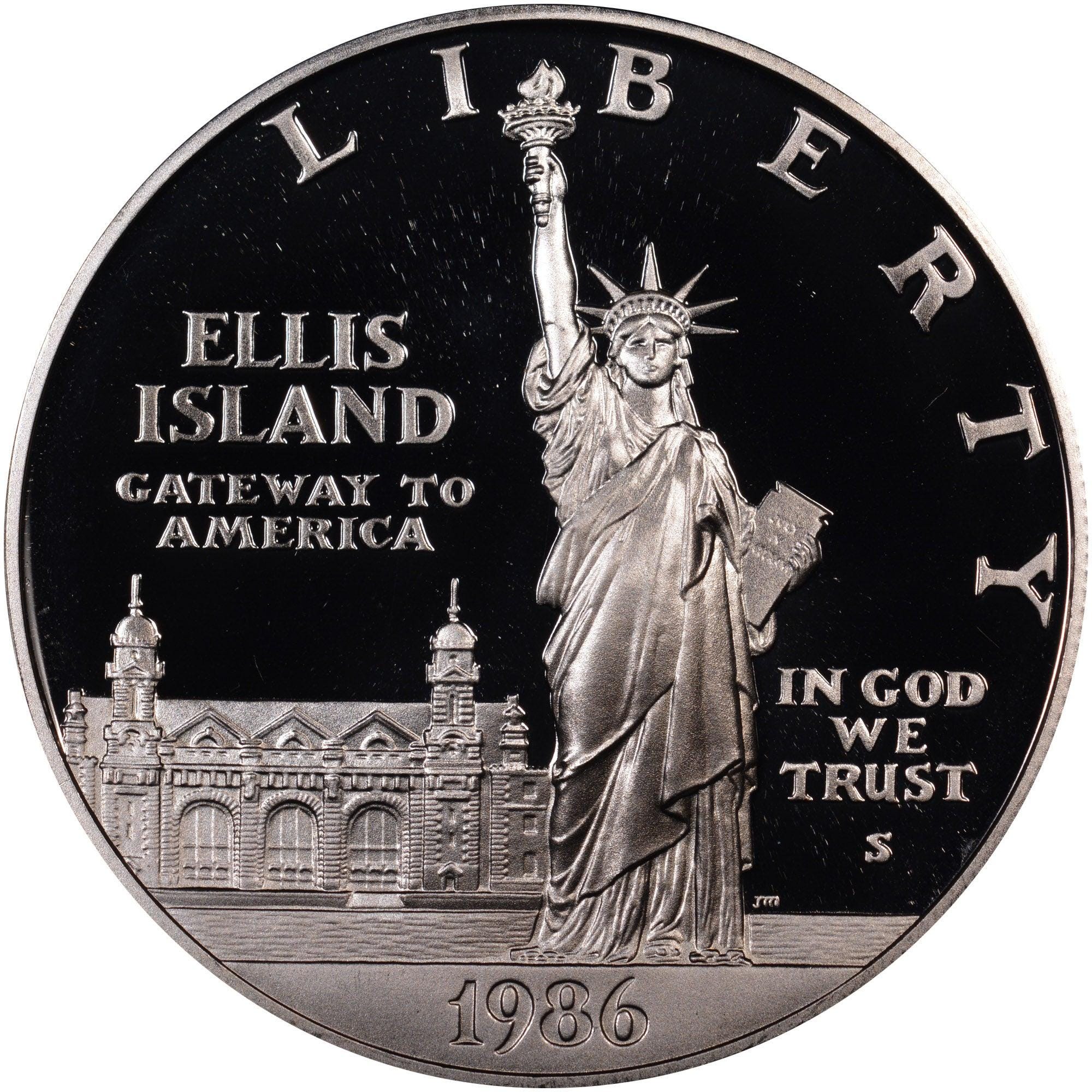 1986年 エリス島記念コイン 4枚セット 1986年 エリス島記念コイン 4枚セット Ellis island 1986
