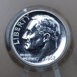 1960&#39;s Roosevelt Silver Dimes - Choose by Date, Mint and Circulation - 1960s Silver Dimes -Silver Coin
