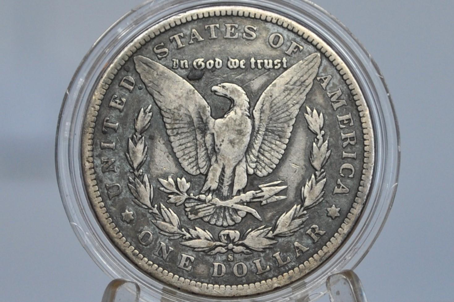1896-S モーガン銀貨 - グレード/状態を選択 - 素晴らしい日付とミント