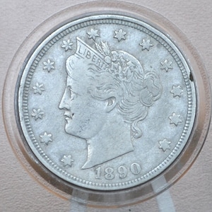 1890 Liberty Head Nickel - Choose by Grade - 1890 V Nickel