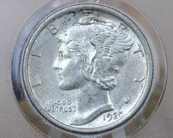 1920年 マーキュリー シルバー ダイム P、D、S - グレード/状態と