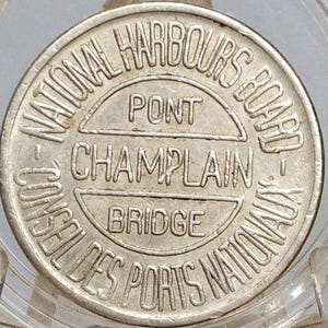 Vintage Pont Champlain Bridge Token - Montreal Bridge Currency - 1900s Bridge Token