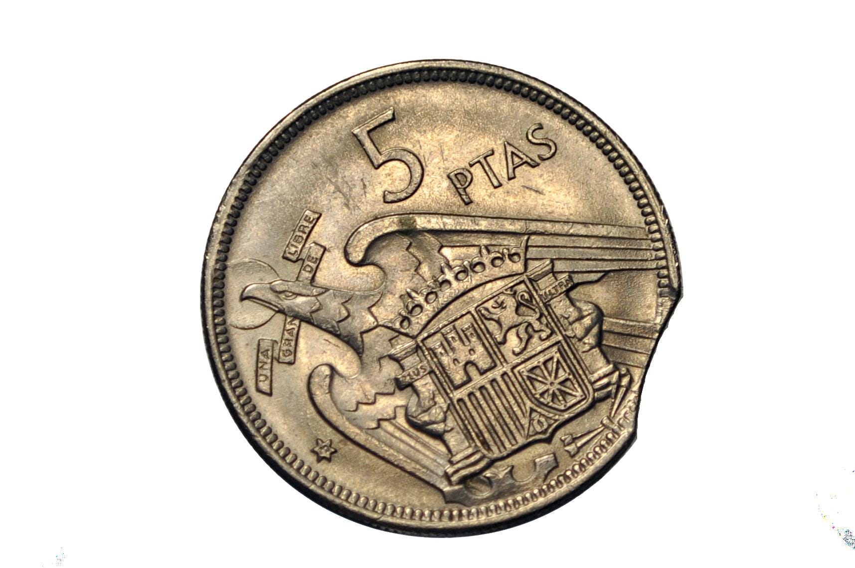 5 pesetas 1957 - Etsy 日本