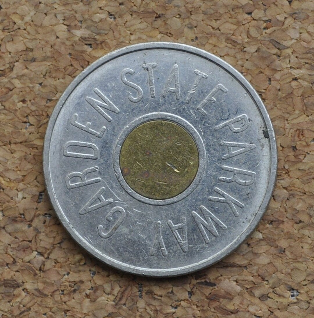 Garden State Parkway Tokens Bus Fare Only on G.s.p New Jersey Turnpike Token / Nj Toll Token