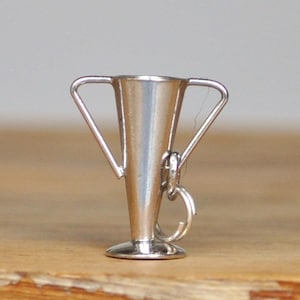 Sterling Silver Trophy Charm - Tested Sterling Silver - Trophy Cup Charm
