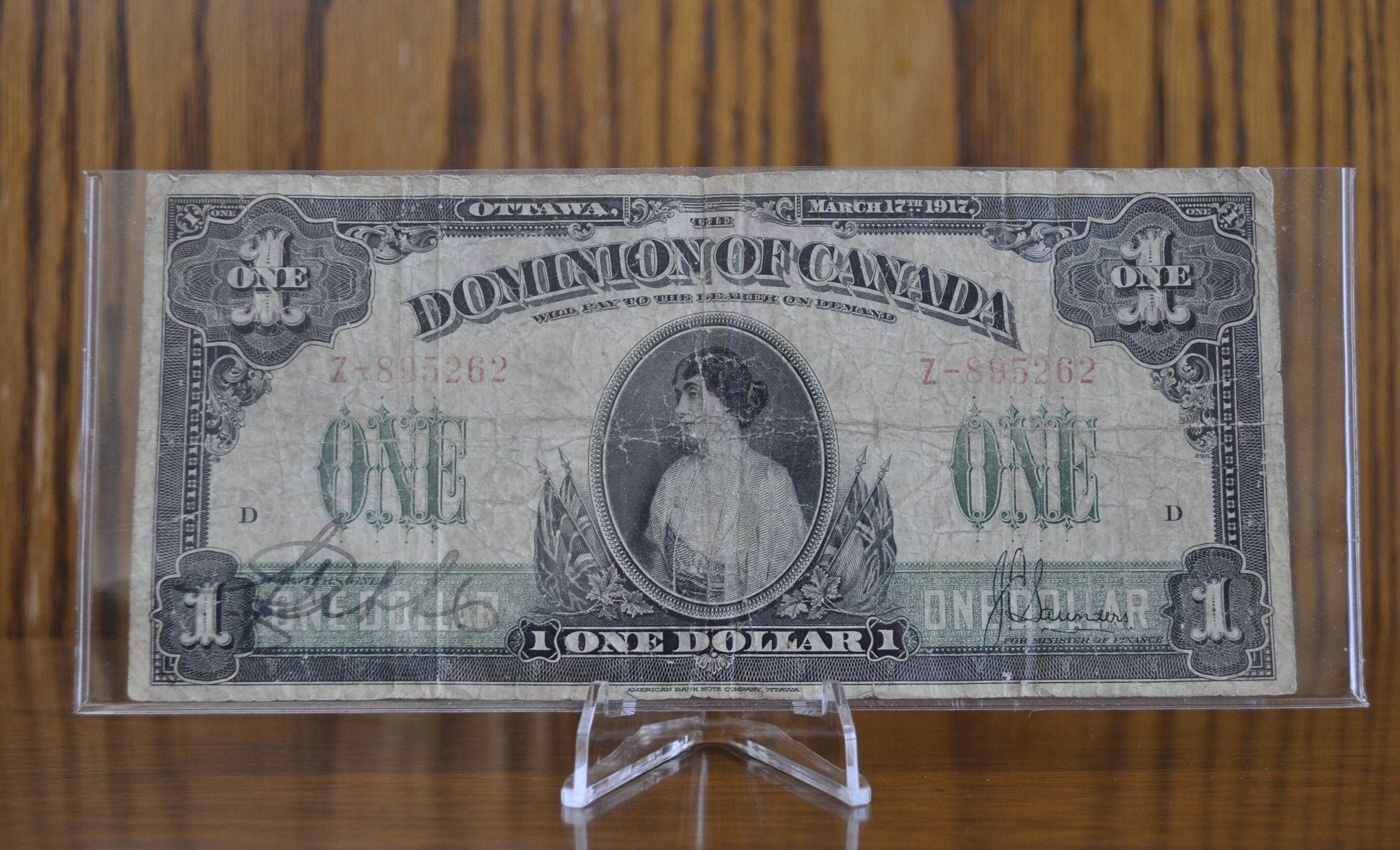 1917 One Dollar Bill - Etsy